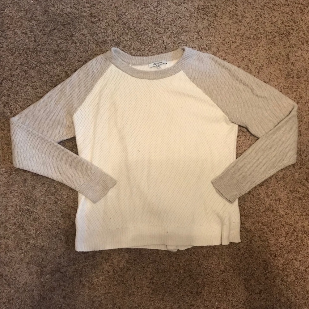[Madewell] Baseball Split Back Sweater